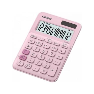 Imagem de Calculadora De Mesa Casio Ms20uc 12 Dígitos Rosa Claro