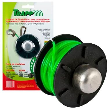 Imagem de Carretel para Cortador Aparador de Grama Modelo de Grama Fio Nylon 8m 1 e 8mm