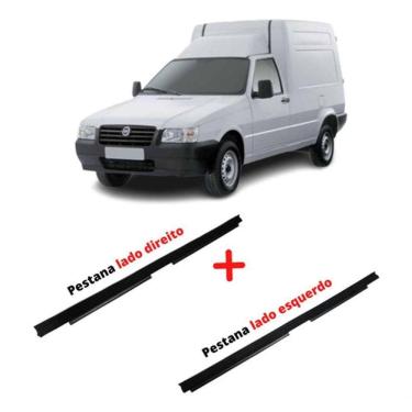 Imagem de Jogo Pestana Vidro Interna Direita e Esquerda F103 para Fiorino, Fiorino Pick-Up, Prêmi...