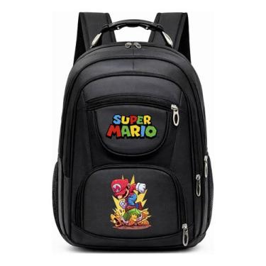 Imagem de Mochila Grande Com Alça de Aço Para Escola, Faculdade, Trabalho Estamp