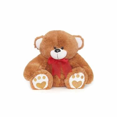Imagem de Pelúcia Infantil - 30 cm - Urso Baby - Marrom - W.U. Bichos de Pelúcia