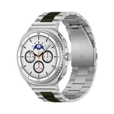 Imagem de Pulseira De Aço Inoxidável De 46mm Para Samsung Galaxy Watch8 Classic,