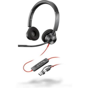 Imagem de Headset HP POLY Blackwire C3320 USB-C/A 8X219AA - HP INC