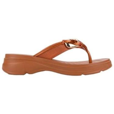 Imagem de Tamanco Feminino Kiara Marrom Pecan Ocre Azaleia 19353-BW400-Feminino