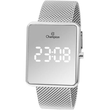Imagem de Relógio CHAMPION feminino digital prata CH48180Q