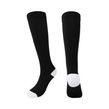 Imagem de Meias Masculinas Esportivas Terry - 3 Pares, Amortecidas e Respiráveis