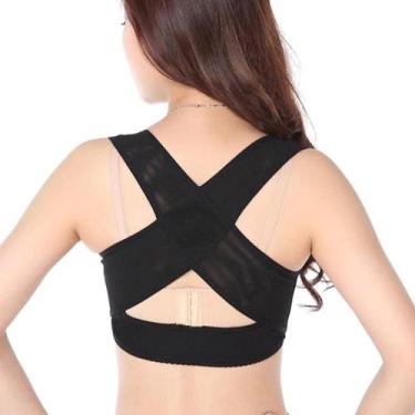 Imagem de Corretor de Postura para Mulheres Colete de Coluna e Ombros com Suport