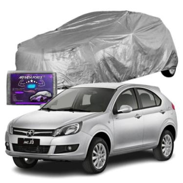 Imagem de Capa Para Cobrir Carro Jac Motor J3 Hatch Impermeável com Forro Centra