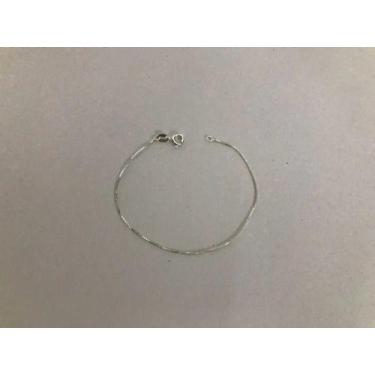 Imagem de Pulseira Veneziana Prata Pura 925 18 Cm - Lojas La&Ny