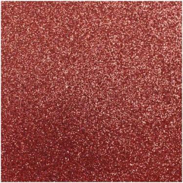 Imagem de Placa em EVA com Glíter Vermelho 60X40CM 2MM - Pacote com 05 Folhas - 