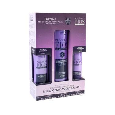 Imagem de Kit Cadiveu Professional Plástica dos Fios - Shampoo e Máscara e Ativo
