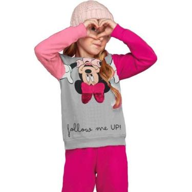 Imagem de Blusa Moletom Infantil Menina Inverno Personagens Licenciado - anjo da