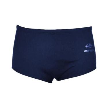 Imagem de Sunga De Natação Lisa 17cm Hydromax Helanca Mormaii, P, Azul