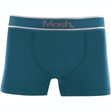 Imagem de Cueca Boxer Infantil Sem Costura Mash Confortável Não Aperta Poliamida