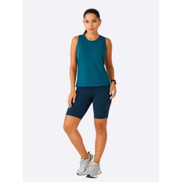 Imagem de Shorts Esportivo Enfim Active com Bolso Feminino -, Azul marinho, M