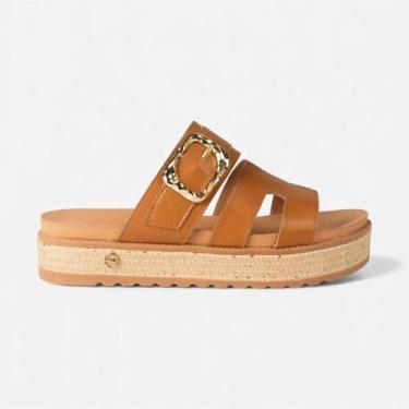 Imagem de Tamanco Slide Dakota Flatform Caramelo, Tan, 38