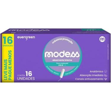 Imagem de Absorvente Interno Modess Tamanho Médio 16 unidades