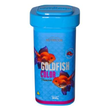 Imagem de Ração Goldfish Color 300g Nutricon Coloração Peixes Kinguio
