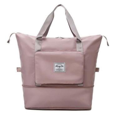 Imagem de Bolsa de Viagem Dobrável Multifuncional - Confraria, Rosa