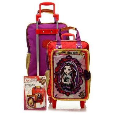 Imagem de Mochila Escolar Infantil G De Rodinhas Ever After High Especial 16z - 
