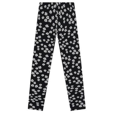 Imagem de Calça legging infantil menina em molecotton Brandili, 3, Preto