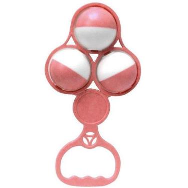 Imagem de Mordedor E Chocalho Bolas Rosa Solapa