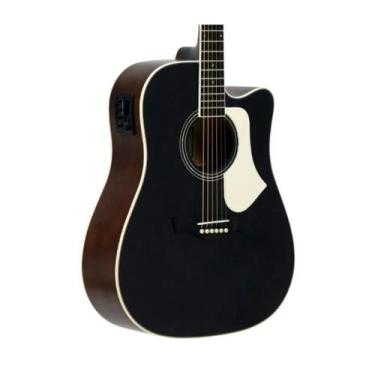 Imagem de Violão Eletroacústico Folk Andes Latin América Tagima Preto BKS Palhet