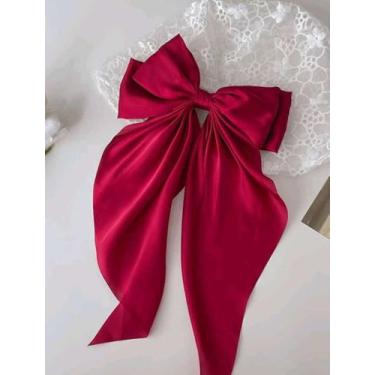 Imagem de Laço princesa em cetin - Moda feminina, Vermelho