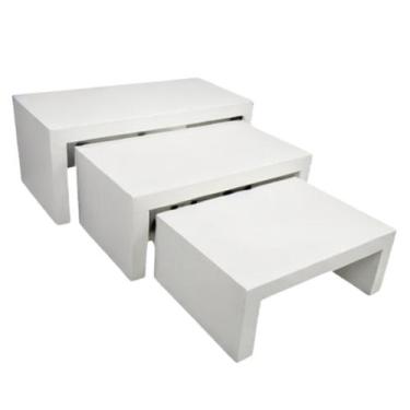 Imagem de Kit 3 Expositores De Doces Para Festas Base MDF 10x35x20cm/7,5x30x18cm