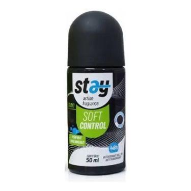 Imagem de Desodorante Roll On Stay Soft Control Men 50ml - Proteção Antitranspir