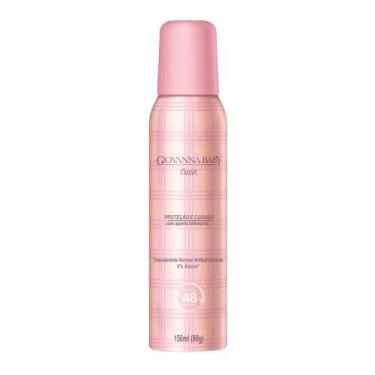 Imagem de Desodorante Giovanna Baby Classic Rosa Aerosol Antiperspirante 48h com