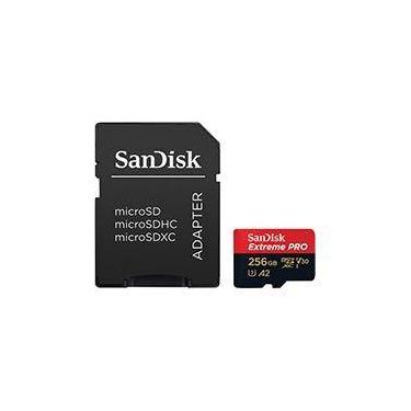 Imagem de Cartão de Memória Micro SD SanDisk Extreme Pro SDSQXCD-256G-GN6MA U3 V