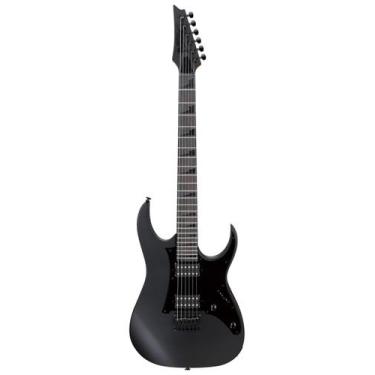Imagem de Guitarra ibanez rg series gio grgr131ex-bkf black flat