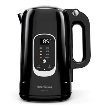 Imagem de Chaleira Elétrica Britânia BCH17D 1250W 1,7L Aço Inox Preto Painel Tou