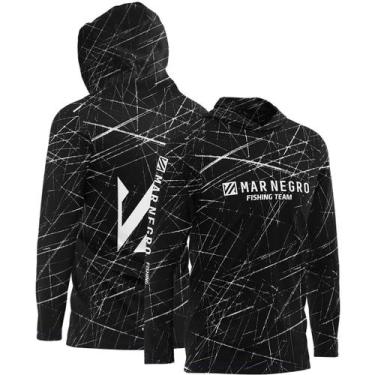 Imagem de Camiseta de Pesca Masculina X-Protection Sublimada Team MNF - Mar Negr
