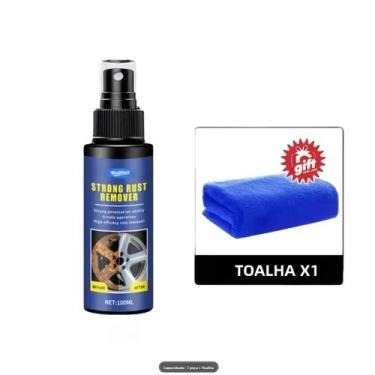 Imagem de Spray Removedor De Ferrugem Para Metal E Automóveis, Aplicação Fácil, 