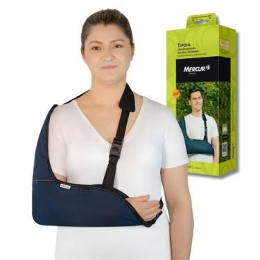 Imagem de Tipoia Estabilizadora Velpeau Estofada Azul Mercur, M
