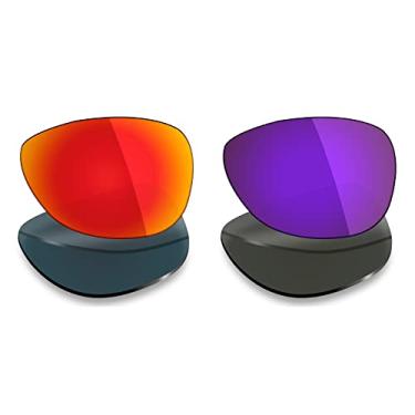 Imagem de 2 pares de lentes polarizadas de substituição da Mryok para óculos de sol Oakley Crosshair New 2012 – Opções