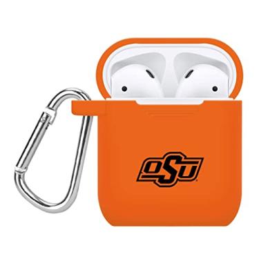 Imagem de AFFINITY BANDS Capa de silicone Oklahoma State Cowboys compatível com Apple AirPods Battery Case