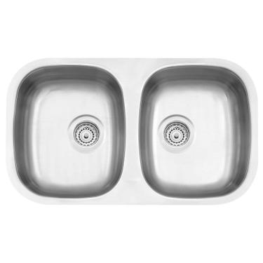 Imagem de Cuba de Embutir Tramontina Prime Isis 2C 34 BL em Aço Inox Acetinado 76 x 44 cm Tramontina
