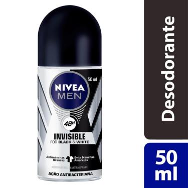 Imagem de Desodorante Nivea Men Invisible For Black & White Roll-on Antitranspirante 48h 50ml