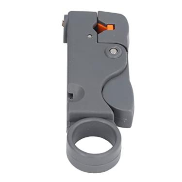 Imagem de Decapador de Cabos, Decapador de Cabos Coaxiais, Decapadores Ajustáveis ​​Multifuncionais, Decapadores de Cabos Coaxiais Manual RG58 59 62 Alicate de Descamação Rotativo de Fios de Rede HT‑332