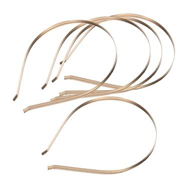 Imagem de Vaveren Faixa de cabeça de aço inoxidável com 5 peças em branco para acessórios de fabricação de joias, ouro