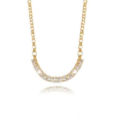 Imagem de Pulseira Elos Redondos Com Faixa De Zircônia