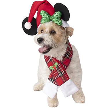 Imagem de Rubie's Conjunto de acessórios de Natal Disney Mickey e seus amigos Minnie Mouse para animais de estimação, pequeno - médio