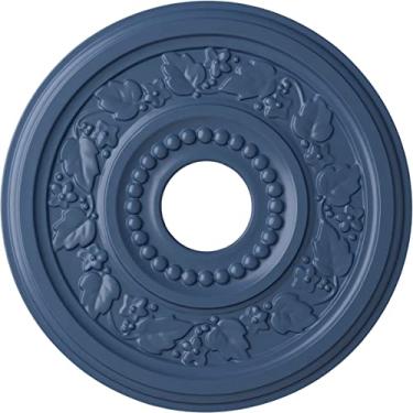 Imagem de Medalhão de teto Ekena Millwork CM16GNACS Genevieve, cobre antigo, 16 1/8"OD x 3 1/2"ID x 7/8"P (Fits Canopies up to 3 1/2"), Hand-Painted Americana