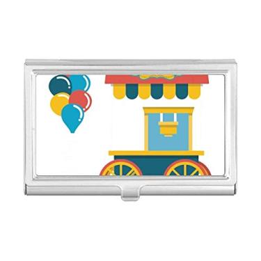 Imagem de Amazing Funny Park — Porta-cartão de visita com ilustração de cachorro-quente