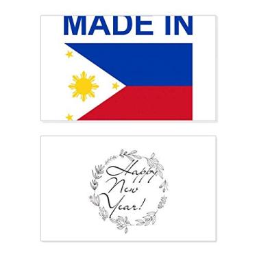 Imagem de Made in Philippines Country Love New Year Festival Cartão de felicitações Bless Message Present