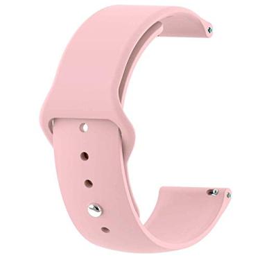Imagem de Pulseira NSmart compatível com Amazfit GTR 42MM / GTS/GTS 2 / GTS 2 mini/GTS 3 / GTS 4 - Nandos-Store (Rosa tipo apple)