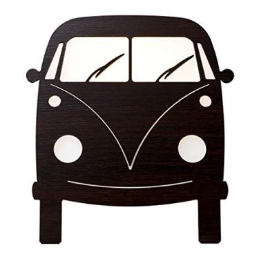 Imagem de Abajour Kombi Formacril Madeira 18cmx20cmx8cm